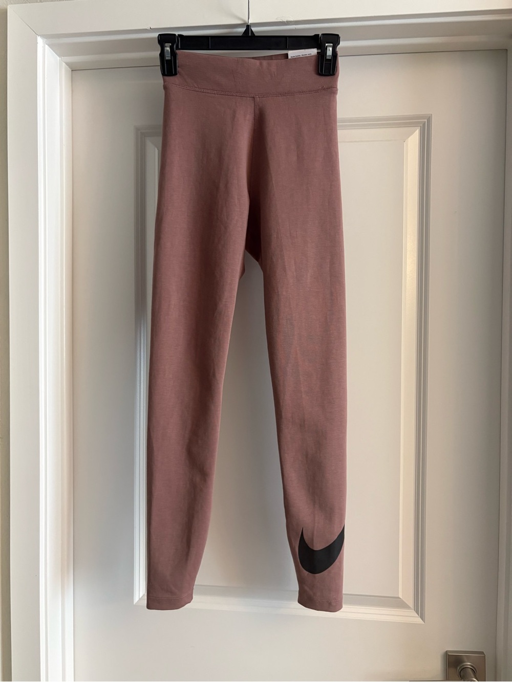 Nike Mauve Leggings with Black Swoosh